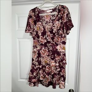 Maurices Floral Wrap Dress